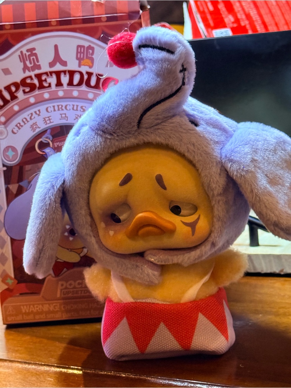 Upset Duck Crazy Circus Series Plush Pendant